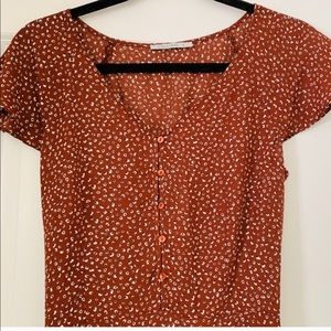 Patterned maxi dress